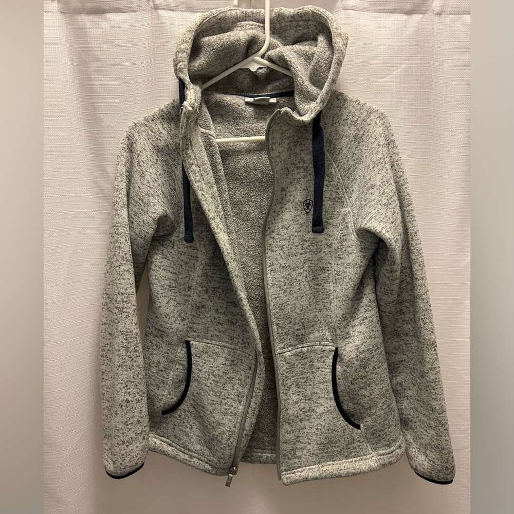 Ariat - Women’s zip-up hoodie with fleece - Picture 2 of 4